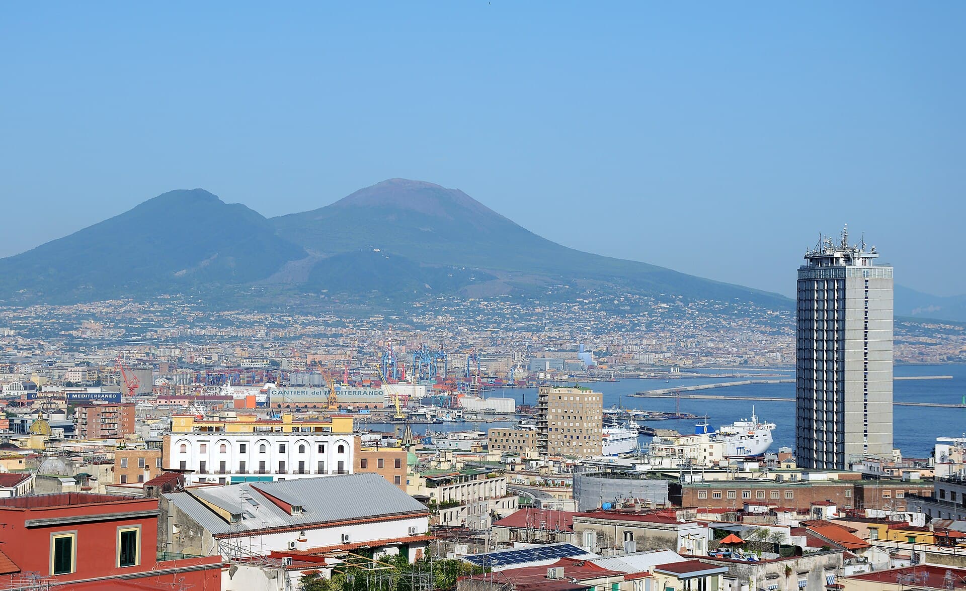 A view of Naples, Italy
